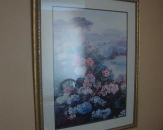 Large framed print