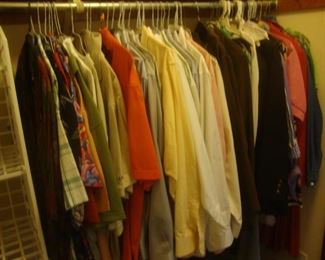 Men's shirts, size XL