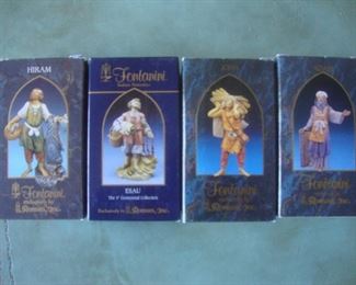 Some of many Fontanini figurines