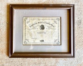 Confederate States of America Loan Note for $500 - available for presale
