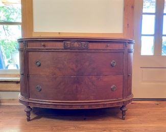 Antique Louis XVI Demilune Buffet