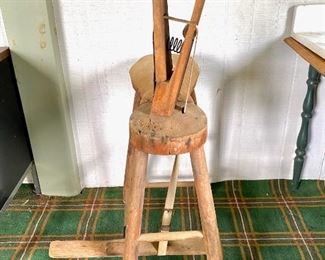 Antique Equestrian Stitching Horse