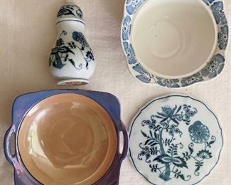 Meito China, Blue Danube, Woods & Son "Gay Day"