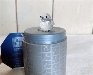 Swarovski Silver Crystal Art 7651 Bird