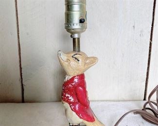 Small Mr Snooty Fox Lamp