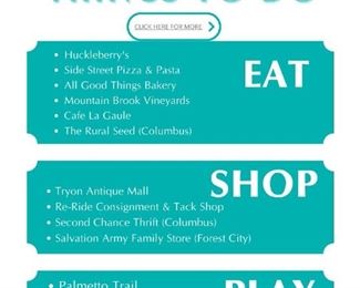 Make a day of it - a complete list of things to do in Tryon, NC