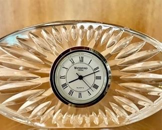523. 5" Waterford Crystal Clock