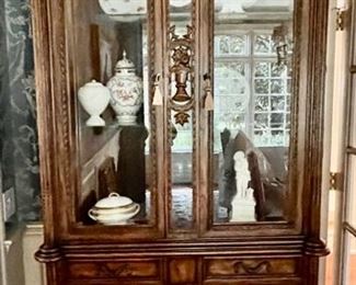 29. Pair of Theodore Alexander China Cabinets (45" x 20" x 95")