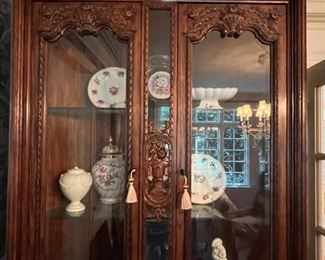 29. Pair of Theodore Alexander China Cabinets (45" x 20" x 95")