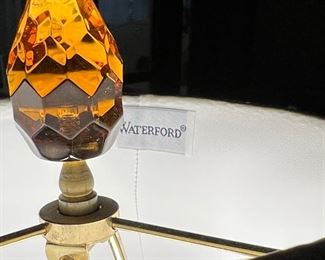 582. 29" Waterford Colored Crystal Table Lamp
