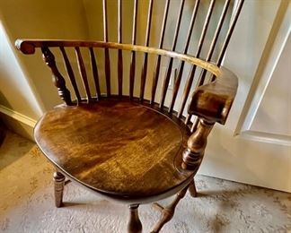 125. S Bent & Bros Colonial Chair (25" x 22" x 33")