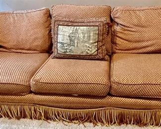 140. Sherrill Furniture 3 Cushion Sofa (86" x 36" x 35")