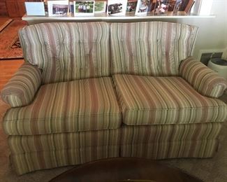 VERY COMFORTABLE GOOD CONDITION LOVESEAT AND MATCHING SOFA 