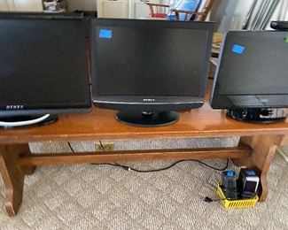 THREEE SMALLER TV'S 