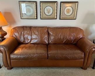Thomasville leather sofa