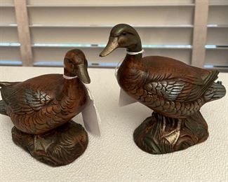 Vintage duck figurines