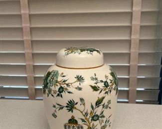 Crown Staffordshire bone china ginger jar