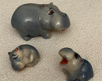 Wade Happy Family Hippos, set of 3