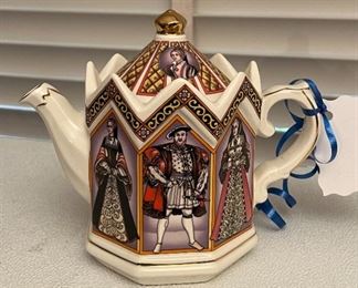 Sadler teapot, King Henry VIII and his six wives