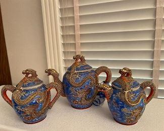 Blue Dragon tea set