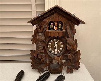 Swiss house cuckoo clock