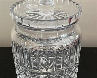 Waterford biscuit jar