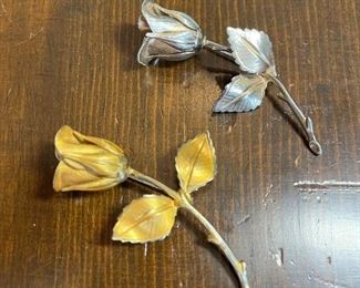 Vintage rose pins by Giovanni