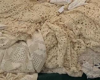 Large Vintage Handmade Crochet
