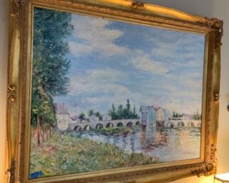 John Clymer (born 1972) Landscape oil painting $800