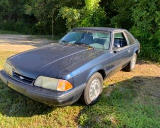 1992 Ford Mustang LX (4 cyl) w/84,472 miles all original $5,000