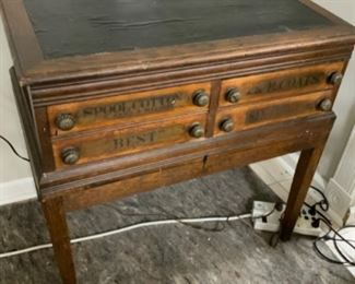 J&P Coats Spool Cabinet $350