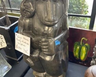Shona carved monkey sculpture $300