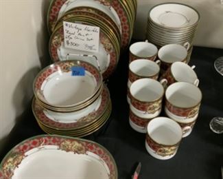 Noritake “Royal Hunt” china set $300