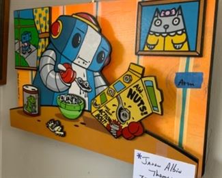 Jason Albin Thomas Robot Painting $100