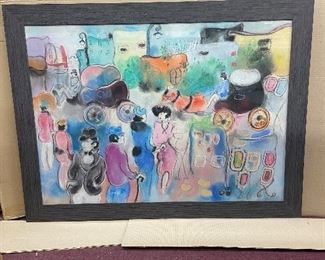 Zule signed large artwork