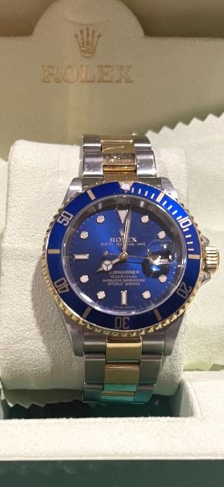 Submariner Rolex Watch with box and papers