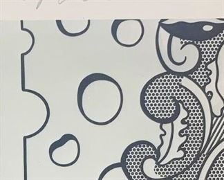 A P Roy Lichtenstein Go for Baroque, 1979  Original Hand Signed with COA