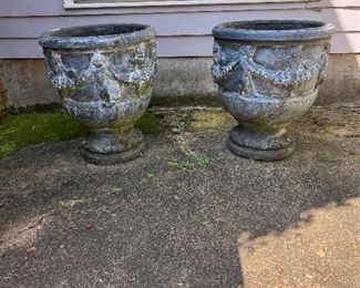 PAIR OF HUGE PLANTERS