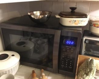 Microwave in kitchen