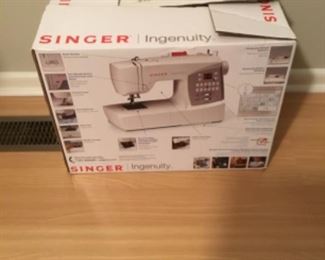 Bedroom - Singer Ingenuity sewing machine - new - never used, original box
