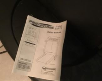 Downstairs - Pro-form treadmill