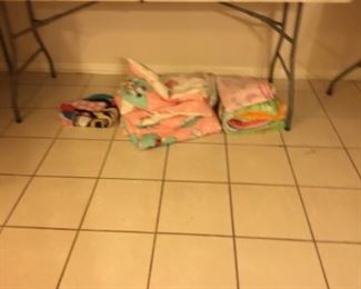 Downstairs - Blankets & sleeping bag