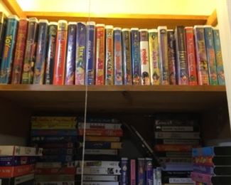 Downstairs - A lot of Disney and other vintage VHS