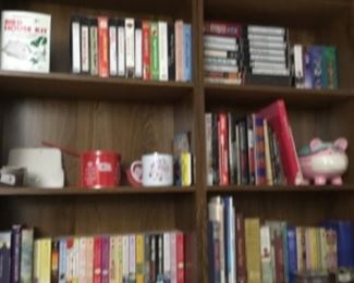 Downstairs- Miscellaneous decor, books