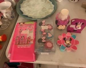 Downstairs - Minnie Mouse items!