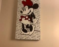 Downstairs - Minnie Mouse items!