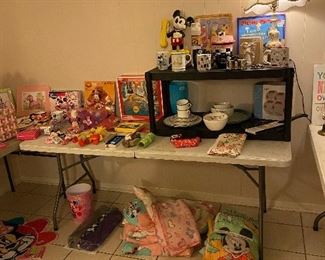 Downstairs - Minnie & Mickey Mouse items