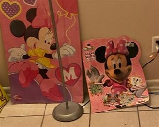 Downstairs - Minnie & Mickey Mouse items