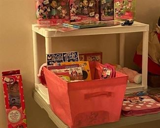 Downstairs - Minnie & Mickey Mouse items