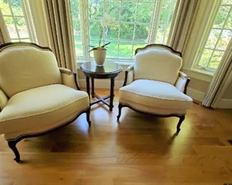 Pair of oversized armchairs- Hancock & Moore